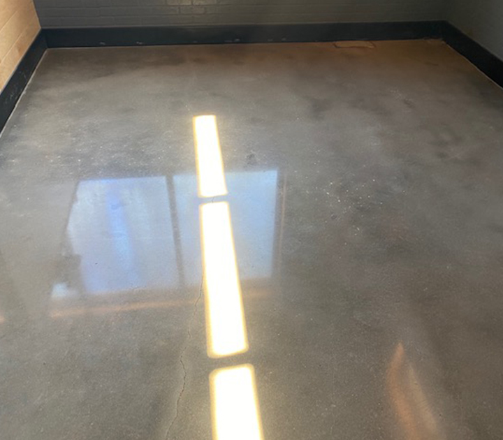 polished concrete commercial floor
